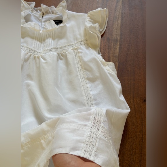 J. Crew Re-Imagined White Cotton/Silk Blouse - Picture 16 of 16